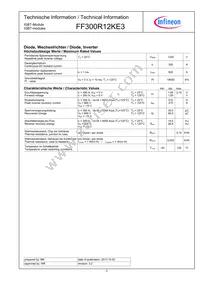 FF300R12KE3HOSA1 Datasheet Page 2