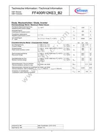 FF400R12KE3B2HOSA1 Datasheet Page 2