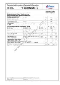 FF400R12KT3EHOSA1 Datasheet Page 2