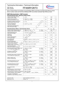 FF400R12KT3HOSA1 Datasheet Cover