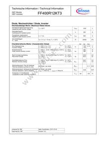 FF400R12KT3HOSA1 Datasheet Page 2