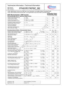 FF401R17KF6C_B2 Datasheet Cover