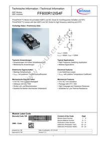 FF600R12IS4FBOSA1 Datasheet Cover