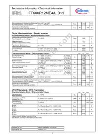 FF600R12ME4AB11BOSA1 Datasheet Page 3