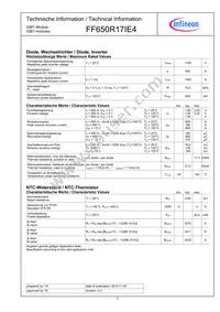 FF650R17IE4BOSA1 Datasheet Page 3