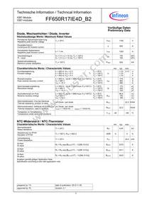 FF650R17IE4DB2BOSA1 Datasheet Page 3