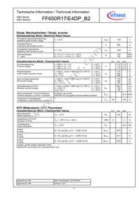 FF650R17IE4DPB2BOSA1 Datasheet Page 3