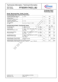 FF800R17KE3B2NOSA1 Datasheet Page 2