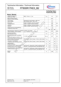 FF800R17KE3B2NOSA1 Datasheet Page 3