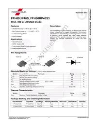 FFH60UP40S3 Datasheet Page 2