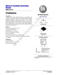 FFSB0665A Datasheet Cover