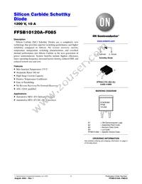 FFSB10120A-F085 Datasheet Cover