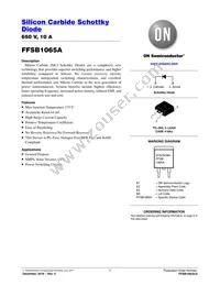 FFSB1065A Datasheet Cover