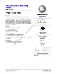 FFSB1065B-F085 Datasheet Cover