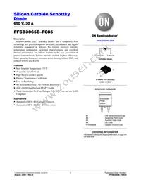 FFSB3065B-F085 Datasheet Cover