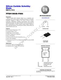 FFSH1065B-F085 Datasheet Cover