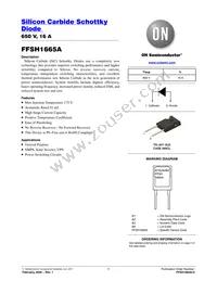 FFSH1665A Datasheet Cover