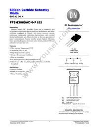 FFSH3065ADN-F155 Datasheet Cover