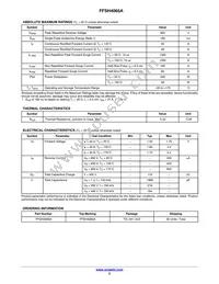 FFSH4065A Datasheet Page 2