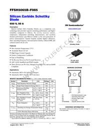 FFSH5065B-F085 Datasheet Cover