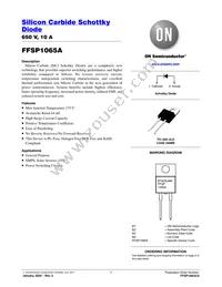 FFSP1065A Datasheet Cover