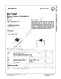 FFSP1265A Datasheet Cover