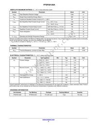 FFSP20120A Datasheet Page 2