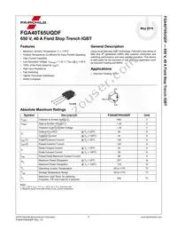 FGA40T65UQDF Datasheet Page 2