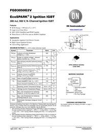 FGD3050G2V Datasheet Cover