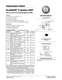 FGD3245G2-F085V Datasheet Cover