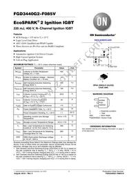 FGD3440G2-F085V Datasheet Cover