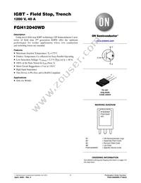 FGH12040WD-F155 Datasheet Cover