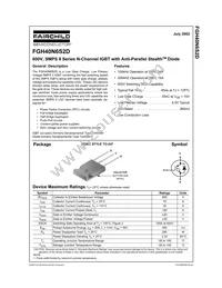 FGH40N6S2D Datasheet Cover