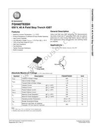 FGH40T65SH-F155 Datasheet Cover