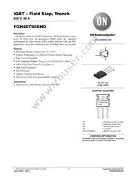 FGH40T65SHD-F155 Datasheet Cover