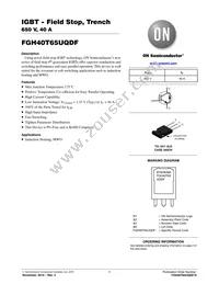 FGH40T65UQDF-F155 Datasheet Cover