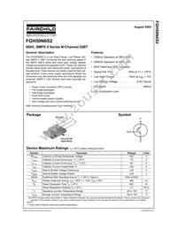 FGH50N6S2 Datasheet Cover