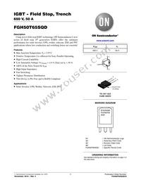 FGH50T65SQD-F155 Datasheet Cover