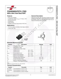 FGH60N60UFDTU-F085 Datasheet Page 2