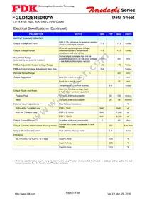 FGLD12SR6040PA Datasheet Page 3