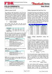 FGLD12SR6040PA Datasheet Page 15