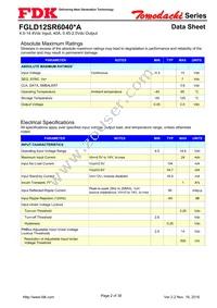 FGLS12SR6040PA Datasheet Page 2