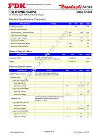 FGLS12SR6040PA Datasheet Page 4