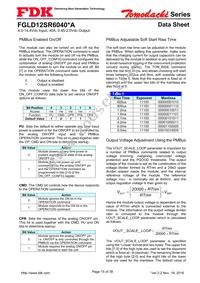 FGLS12SR6040PA Datasheet Page 15