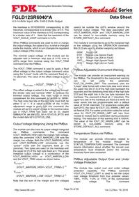 FGLS12SR6040PA Datasheet Page 16