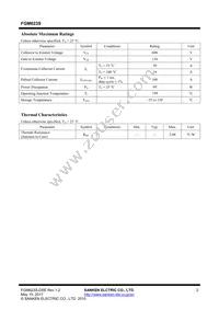 FGM623S Datasheet Page 2