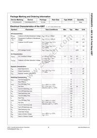 FGPF10N60UNDF Datasheet Page 3