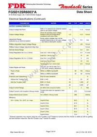 FGSD12SR6003PA Datasheet Page 3