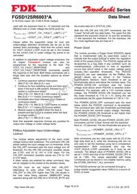 FGSD12SR6003PA Datasheet Page 16