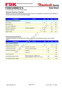 FGSD12SR6012PA Datasheet Page 2